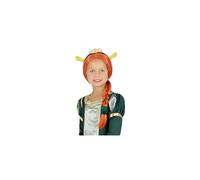 Smiffys Shrek Princess Fiona Wig for Children, Plaited Wig, Official Shrek License Wig with Pre-Plaited Mesh Cap for Snug Fit, Ideal Halloween Costume or Group Costume,