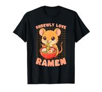 Shrewly Love Ramen Cute Animal Foodie Art Value Graphic T-Shirt