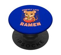 Shrewly Love Ramen Kawaii Mouse Foodie PopSockets Adhesive PopGrip