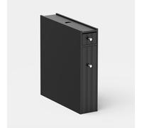 Shrewsbury Black Slim Bathroom Storage Unit