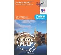 Shrewsbury Map | Weatherproof | Wem, Shawbury & Baschurch | Ordnance Survey | OS Explorer Active Map 241 | England | Walks | Hiking | Maps | Adventure