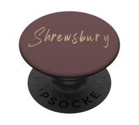 Shrewsbury Massachusetts Vintage elegant design PopSockets Adhesive PopGrip