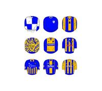 Shrewsbury Town Classic Football Kits A4 Print Poster Wall Art Picture (A4 White Frame)