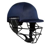 Shrey Armor 2.0 Helmet - Mild Steel Grill Senior 2025 Navy Medium (58-61 cm)