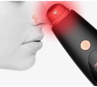 SHRGOMPIT Blackhead Remover Vacuum, Facial Pore Cleaner, Electric Acne Whitehead Extractor Tool with 3 Suction Power, Probes(Black)