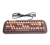 SHRGOMPIT Gaming Keyboard,Blue Switch Wired Keyboard With 84 Keys Retro Gaming Keyboard for Home Office Computer,with The Best Gaming Experience