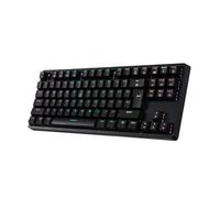 SHRGOMPIT Gaming Mechanical Keyboard RGB Rainbow Backlit 87 Keys Water-Resistant 12 Multimedia Keys for PC and Laptop Computer