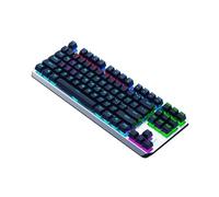 SHRGOMPIT LED Rainbow Gaming Backlit 87 Keys Anti-Ghosting Wired Keyboard for Win/Gaming Computer Keyboard
