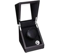 SHRGOMPIT Mechanical Watch Shaker Automatic Single Winder Box PU Leather Pillows Quiet Motor Viewing Windows Piano Paint
