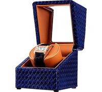 SHRGOMPIT Mechanical Watch Shaker Automatic Winder Box with Quiet Motor and 4 Rotation Modes, Leather Display Case