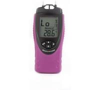SHRGOMPIT Moisture Meter, Wood Moisture Meter 0-54.8% 2 Pins LCD Digital Wood Humidity Meter 7 Materials Ambient Temperature Moisture Tester,with LCD Display