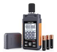 SHRGOMPIT Sound Level Meter with 2.25” Backlit LCD Screen, Portable SPL Tester with A/C Weighted, Range 30-130dB