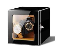 SHRGOMPIT Watch Winders - Automatic Mechanical Shaker Vertical Smart Winding Box Silent Motor Rotating Device Home Multi-Slot Storage Case Organizer