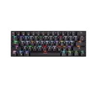 SHRGOMPIT Wired and Wireless Bluetooth Dual Mode,Gaming Keyboard RGB Rainbow Backlit Wired Keyboard