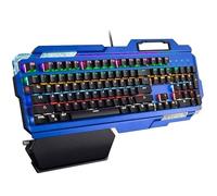 SHRGOMPIT Wired Mechanical Gaming Keyboard, USB Interface With Backlit Effect, 104 Keys for Office Computer Working and Gaming