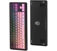 SHRGOMPIT Wireless RGB Mechanical Gaming Keyboard Three Mode Hot Swap Gasket Design 5000mAh Compatible With PC Gamer And Office Use