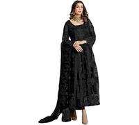 Shri Balaji Silk & Cotton Saree Emporium Indian Woman Net Front Cut Festival Moti Hand work Pakistani Pant Suit kS, 1, Large