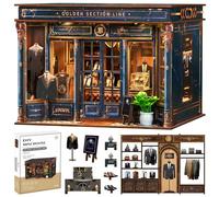 Shrike Book Nook Kit - DIY Miniature House, 3D Puzzle Bookend with LED Lighting, Bookshelf & Home Decoration, Craft Fans, Family and Friends (High-Quality Customisable)