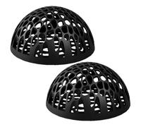 Shrimp - 2-Piece Decorative Cave for Aquariums, Resin Fish Habitat, Compact, Safe Design, Perfect Betta Aquarium Ornament for Small Water Life,