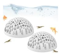 Shrimp , Aquarium Decoration for Betta Fish, 2 Pieces Shrimp Breeding Shelter for Small Enthusiastic Aquatic Life in Home Office School for Tropical Fish Bet
