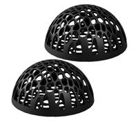Shrimp Cave - 8.9 x 4.3 cm Aquarium Hiding Place | ABS Hollow Tunnel Housing - Fish Tank Dome Breeding Decoration | Ideal for Betta and Small Aquatic Animals in or Office Tanks