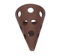 Shrimp Cave, Aquarium Cave Conical Shape Fish Box Shelter Hideaway Aquarium Ceramic Hideout Hollow Decorative Shrimp Hide for Small Fishes, to Breed, Play and Rest
