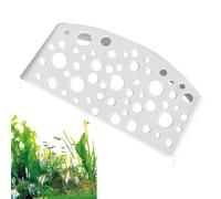Shrimp Cave - Aquarium Tunnel Fish Breeding Cave,Tank Habitat with Multi-sized Holes for Breeders Colony Maintainers Keepers Beginners Stores Pond Underwater (White)