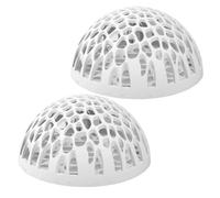 Shrimp Cave - Betta Hiding Place for Fish Tank, Ceramic Housing with Smooth Edges, 2-Piece Breeding , Safe Water Authority for Small Tropical Fish, Home and School Aquarium, 8,