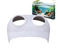 Shrimp Cave - Fish Tunnel, Unique Aquarium Cave | Underground Tunnel Fish Tunnel, Shrimp Tank Accessories, Corner Fish Decorations, Fish Toy Ornaments, Fish Cave