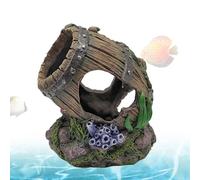 Shrimp Cave Hide, Fish Tank Cave, Aquarium, Fish Friendly Design, Sturdy Resin Material 15x9.5x10cm/5.91x3.74x3.94 Inches For The Health Of Your Aquatic