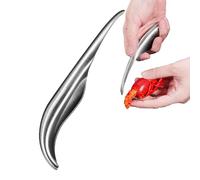 Shrimp Cleaning Tool, Compact Stainless Steel Shrimp Shell Devveiner - Shrimp Shell Peeler for Dad Grandma Grandpa Chefs Men Women Young Teens