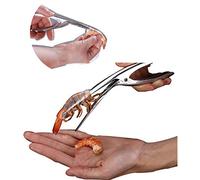 Shrimp Deveiner Tool,Prawn & Seafood Peeler,Shrimp Cleaner,Stainless Steel Seafood Tool,Allows You to Peel, devein and Butterfly Shrimp in one Single Smooth Motion.