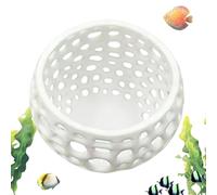 Shrimp Dome Hi-de, Tip-Resistant Design, Polylactic Acid, Habitat Fish Tank Tunnel with Suction Cup,shrimp Cave, Long-Lasting, for Crayfish Small Aquatic Pets