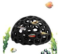 Shrimp Dome Hi-de, With Territorial Barrier Function, 7.5x7.5x4cm, Fish Tank Tunnel, Aquarium Dome, Creature-Friendly Coating, For Living Room Study Room Apartment Housewarming