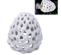 Shrimp Dome Hide, Aquarium Cherry Shrimp Hide, 3D Printed Shrimp House, Rock Cave Aquarium Decorations Shrimp Hides for Aquarium Fish Tank Fish Breeding Hiding Spots Holes