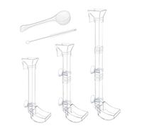 Shrimp Feeding Bowl - Tank Feeding Pipe, Shrimp Feeding Kit | Long Range Feeding Tube for Aquaria, Anti-Taste Food Tray, Clear Acrylic Drip Powder Feeder, Spill Free Feeding Accessory For Aquatic