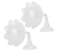 Shrimp Feeding Dish, Fish Bowl Fish Feeder Acrylic Aquarium High Transparent Food Feeder 2pcs Small Feeding Dish for Small and Shrimp, 2.4x0.7in