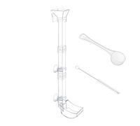 Shrimp Feeding Dish Set - Acrylic Shrimp Feeder Transparent Aquarium Fish Feeder | Feeding Tray for Shrimp Feed Tube Ass