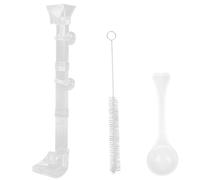 Shrimp Feeding Tube for Precise Spot Feeding PVC 35x8x6cm | Hanging Design with Hook End, Funnel Port and Tray, for Dwarf Shrimp and Snails in Planted Tanks