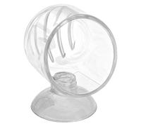 Shrimp Food feedingDish - Floating Aquarium Tray with Strong Suction Cup, Transparent Durable feedingPlatform, Wall Mounted Food Station Design, Easy Rinse Reusable Material | Betta Fish Shrimp Crab