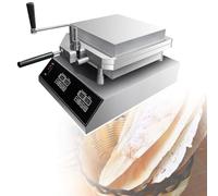 Shrimp Fossil Cake Machine, Non-Stick Pancake Pan with LED Temperature Display, Ready in 4 Minutes, Double Panel Control Mode, 220V
