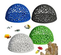 Shrimp Hiding Places 4 Pieces Porous Tunnel Shelter Decorations