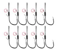 Shrimp Hook, Stainless Steel Live, Bait Holder Fishing Hook, Fishing Bait Rig Hook, 10x Floating Non-Slip, High Performance Tackle for Children, Lake, Trout, Bass, Catfish, Salt