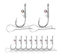 Shrimp Hooks Live Bait 10 Pieces 2-in-1 Angling Supplies