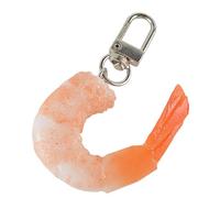 Shrimp Keychain - Realistic Shrimp Keychain Charm | PVC Shrimp Meat Keychain, Shrimp Model Fun Keychain, Fake Shrimp Keychain Key Ring Pendant, Creative Keyring Fun Cute For Car Key