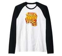 Shrimp-Kin Nuggets Funny Shrimp Chicken Nugget Meme Novelty Raglan Baseball Tee
