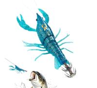 Shrimp Lure | Artificial Lure Shrimp Swimmer - Octopus Baits for Sea Fishing for Lake River Boat Kayak Shore Trout Perch Carp Salmon Catfish Fresh Water and