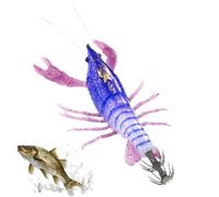 Shrimp Lures | Small Glowing Artificial Fishing Tools,Realistic Sinking Squid Lures,For Saltwater Lake River Boat Shore Kayak Trout Perch Catfish Fishermen Anglers