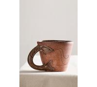 Shrimp Mug by IIIVVVYYY Ceramics at Free People in Burnt Sienna