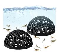 Shrimp Poop, 3.5x1.69 Inch, Betta Fish Decorative House 2 Piece Shrimp Breeding Shelter for Small Aquatic Life with Home, Office, Office Use, Tropical Fish